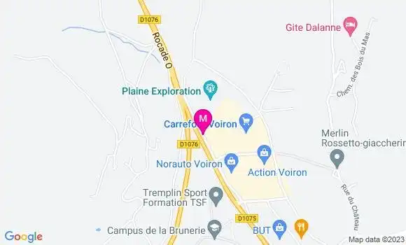 Localisation Carrefour