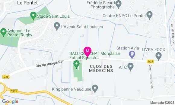 Localisation Station Auchan