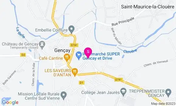 Localisation Intermarché Station