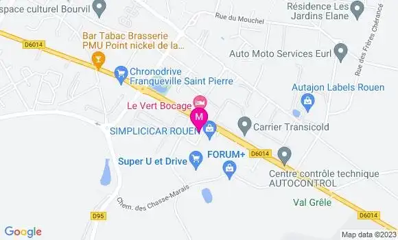 Localisation Super U