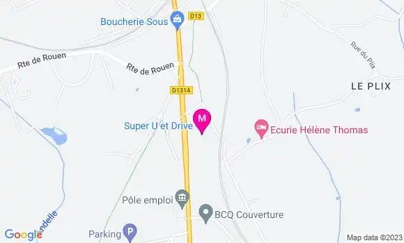 Localisation Super U