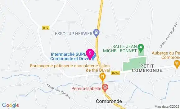 Localisation Intermarché Station