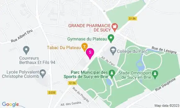 Localisation Garage des Mesanges