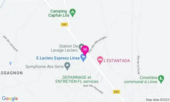 Localisation Leclerc Express