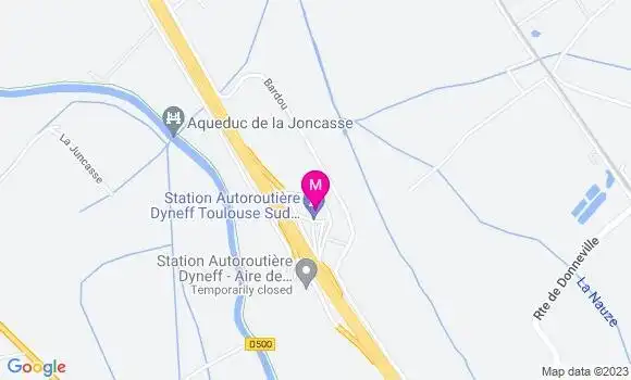 Localisation Dyneff Toulouse Sud Nord