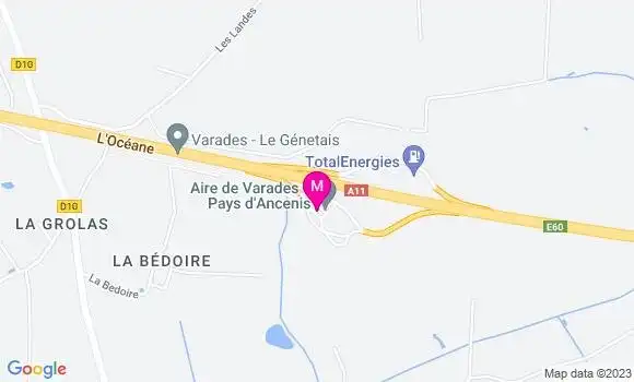 Localisation Relais de Varades