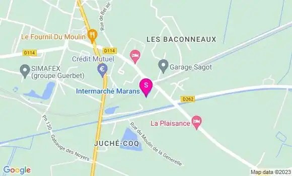 Localisation Intermarché Station