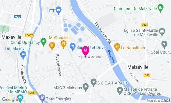 Localisation Super U