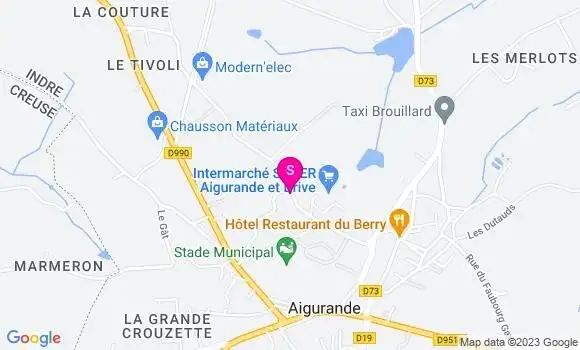 Localisation Intermarché Station