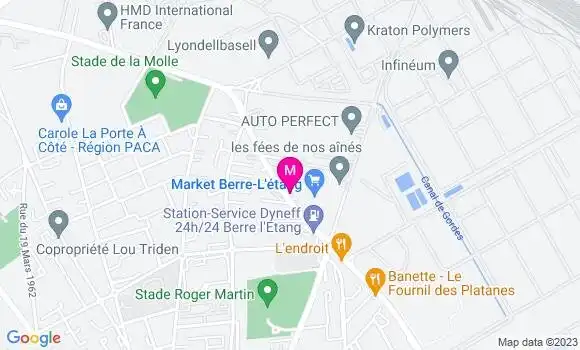 Localisation Carrefour Market