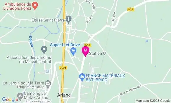 Localisation Station U