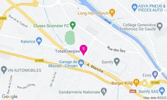 Localisation TotalEnergies