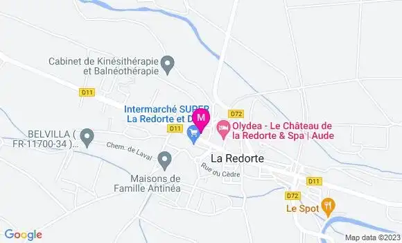 Localisation Intermarché Station