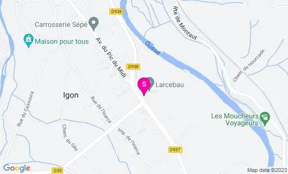 Localisation Garage de la Plaine