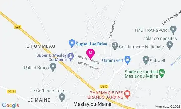Localisation Super U