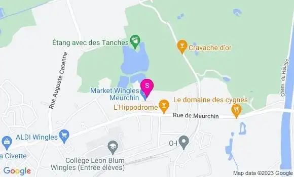 Localisation Carrefour Market