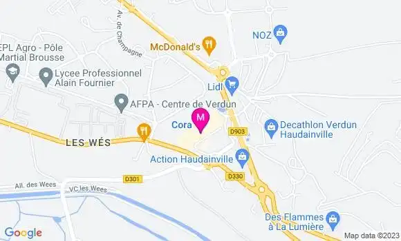 Localisation Station Cora