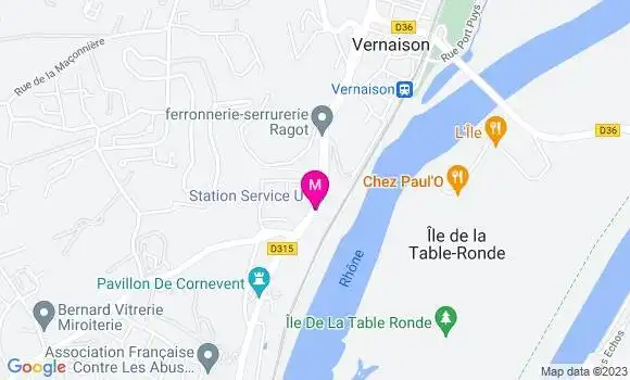 Localisation Station U