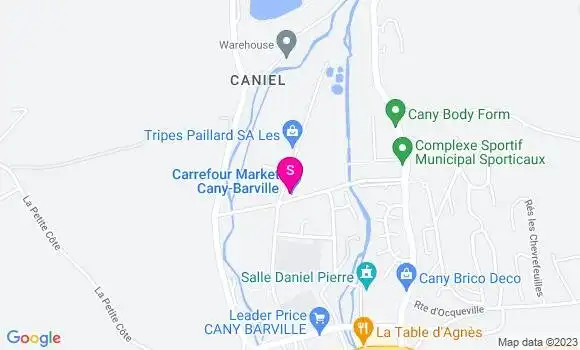 Localisation Carrefour Market