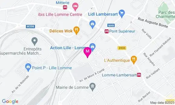 Localisation Intermarché Station