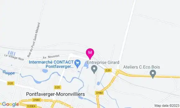 Localisation Intermarché Station