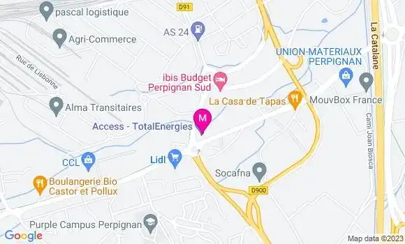 Localisation Access TotalEnergies