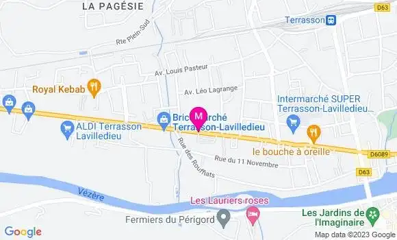 Localisation Intermarché Station