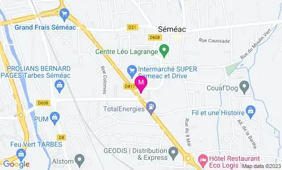 Localisation Garage Saint Christophe