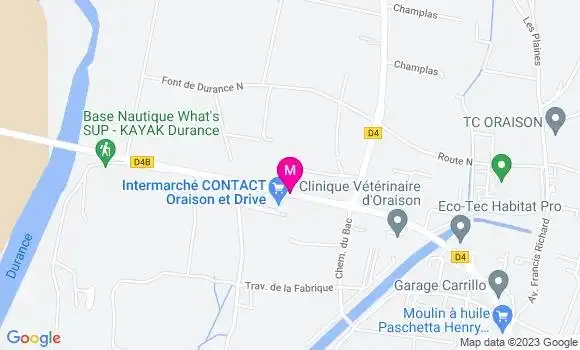 Localisation Intermarché Station