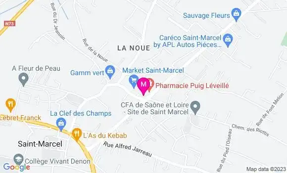 Localisation Carrefour Market