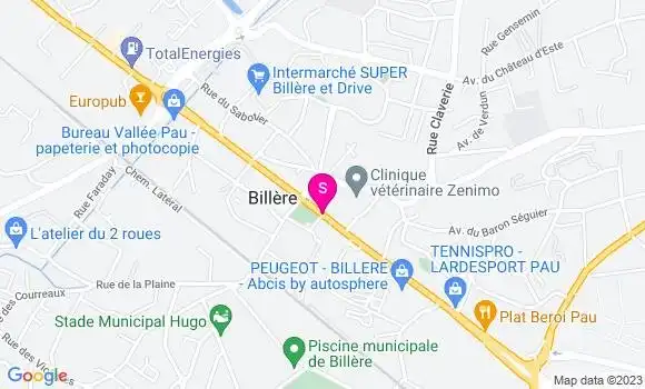 Localisation Station Carrefour
