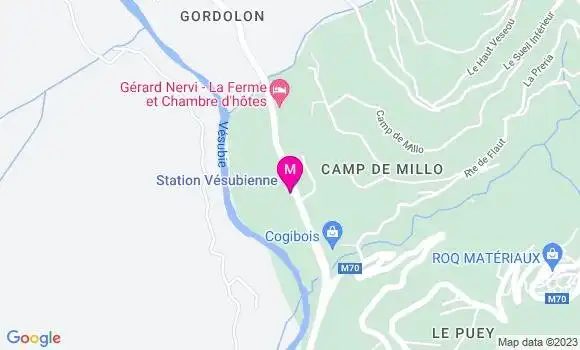 Localisation Station Vésubienne