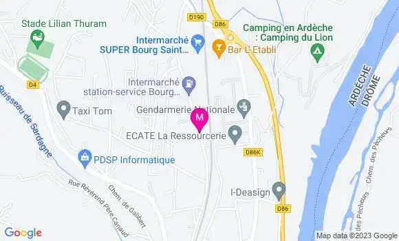 Localisation Intermarché Station