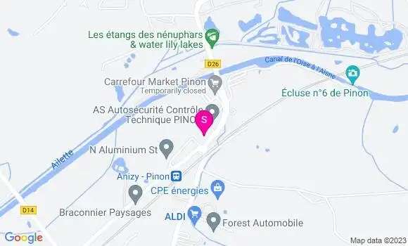 Localisation Carrefour Market