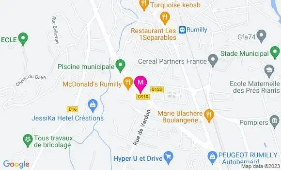 Localisation Station U