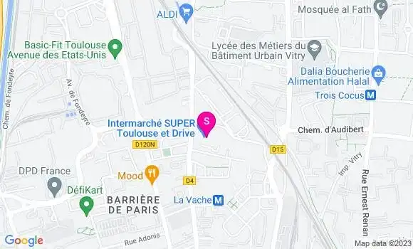 Localisation Intermarché Station