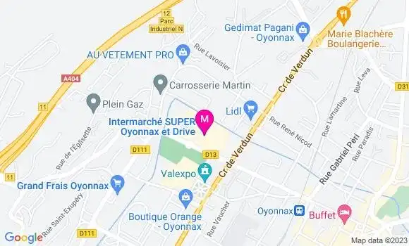 Localisation Intermarché Station