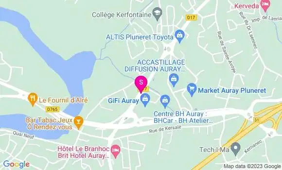 Localisation Carrefour Market