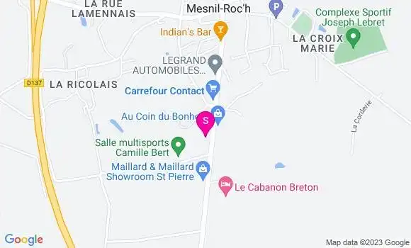 Localisation Carrefour Contact
