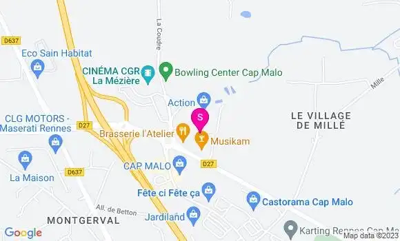 Localisation Station Leclerc