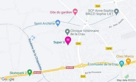 Localisation Super U