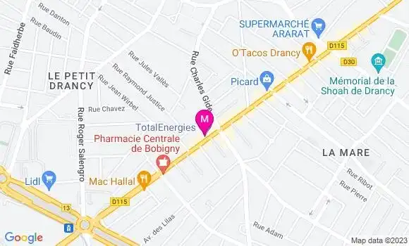 Localisation TotalEnergies