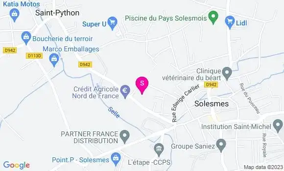 Localisation Carrefour Market