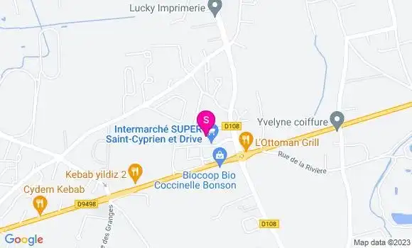 Localisation Intermarché Station
