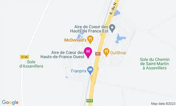 Localisation Esso Assevillers