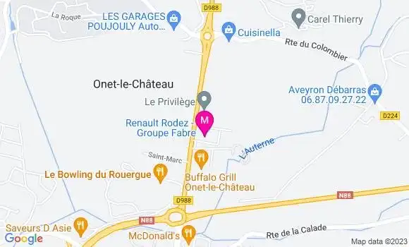 Localisation Fabre et Rudelle
