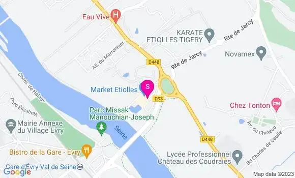 Localisation Carrefour Market