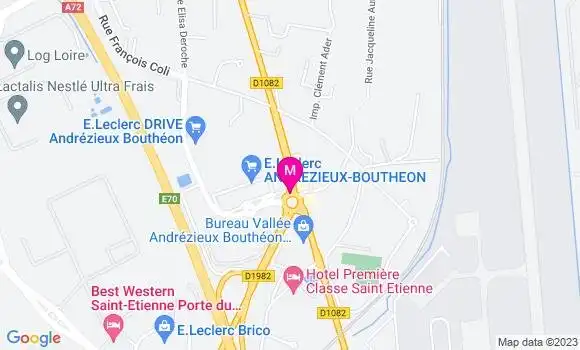 Localisation Station Leclerc