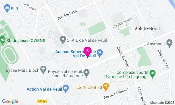 Localisation Station Auchan