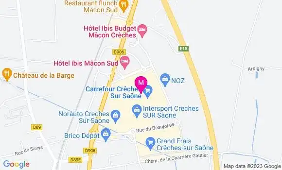 Localisation Station Carrefour